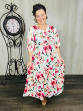 Jenna Ivory & Floral Dress