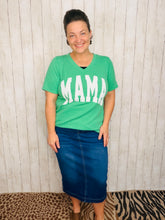 Mama Ribbed Top-Kelly Green