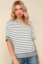 Katie Black & White Top