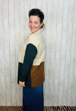 Corduroy Color Block Shacket