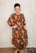 Lori Floral & Ruffle Dress