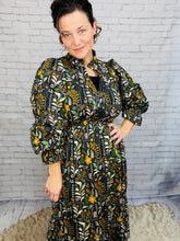 Hannah Black & Vintage Boho Dress