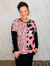 Baby Pink & Leopard Top
