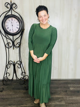 Tonya Marie Tiered Dress- Olive