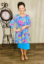 Marissa Chambray & Floral Tunic