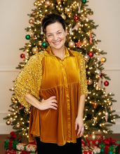 Gold Shimmer & Shine Top