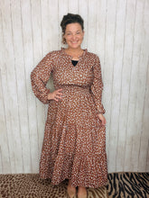 Julia Frilled Bambi Print Dress