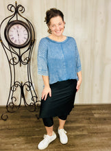 Lisa Black Swim/Active Skirt 26" (Capri Leggings)