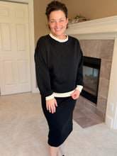 Addie Pencil Skirt- (Regular & Plus) Black Modal Material