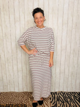 Marissa Ribbed Top- Rose Stripe