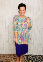 Purple Mix Wildflower Tunic