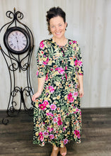 Kimmy Tiers & Bows Dress- Black