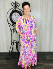 Misty Mutli Colored Button Dress