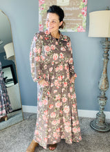 Kaylee Collared Dark Mauve Dress