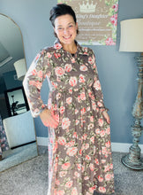 Kaylee Collared Dark Mauve Dress