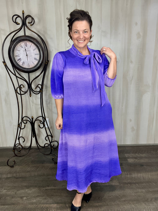 Suzanne Ombre Violet Dress