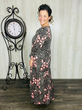 Connie Coral & Leopard Dress