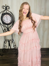 Dreaming Princess Maxi Dress- Pink