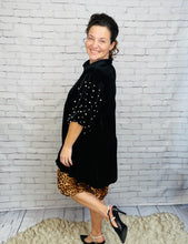 Velvet & Pearl Tunic Style- Black, Hunter Green or Navy