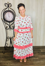 Amanda Cherry & Red Checkered Dress