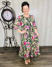 Kimmy Tiers & Bows Dress- Black