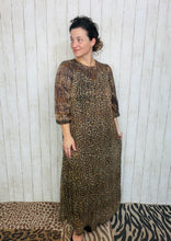 Leopard & Plaid Sequin Dress
