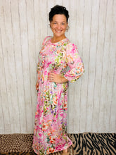 Missy Pink & Floral Dress