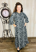 Style & Comfort Dress- Black Leopard