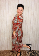 Maddie Patchwork & Leopard Dress