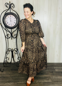 Katie Classic Leopard Dress