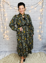 Hannah Black & Vintage Boho Dress