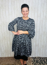 Feminine & Fabulous Gray Animal Print Tunic