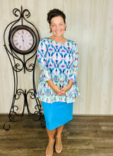 Marissa Blue & Pink Dreams Tunic