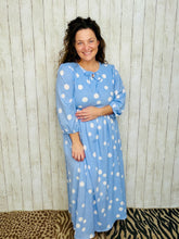 Kayla Blue Dot Dress