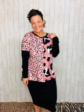 Baby Pink & Leopard Top