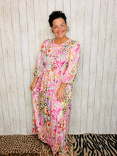 Missy Pink & Floral Dress