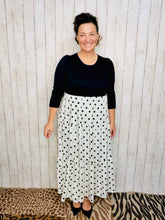 Tonya Black & White Polkadot Dress