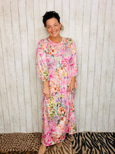 Missy Pink & Floral Dress