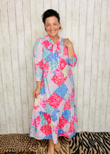 Brenda Bow & Ruffle Pink Patchwork