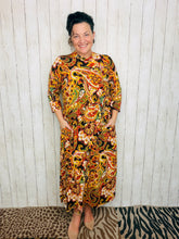 Stunning Style Mock Neck Paisley Dress