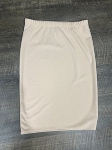 Miss Amy Thicker Fabric Pencil Skirt- (Regular) -Stone (33" Length)