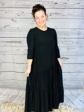Tonya Marie Tiered Dress- Black