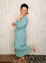 Ruffles & Luxury Dress-Sea Green