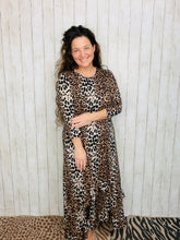 Michella High Low Dress-Classic Leopard