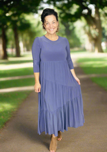 Tonya Marie Tiered Dress-Violet