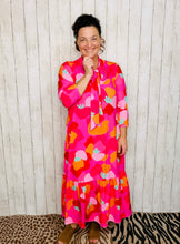 Brenda Bow & Ruffle Pink Dress