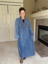 Kristen Smocking & Denim Dress