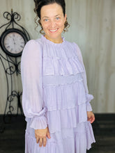 Georgia Lavender Ruffle Tunic