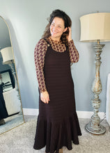 Lenora Textured Jumper- Brown