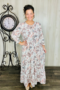Connie Soft Paisley Dress